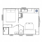 Plan Mobil-home Trigano Evolution Evolution 20 - 1 chambre