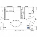 Plan Mobil-home Trigano Evolution Evolution 40 - 4 chambres