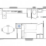 Plan Mobil-home Trigano Intuition Intuition Luxe Panoramique - 2 chambres