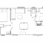 Plan Mobil-home Trigano Evolution Evolution 33 - 2 chambres