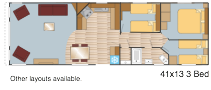 Plan Mobil-home Europa Sequoia Sequoia 41x13