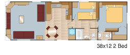 Plan Mobil-home Europa Mulberry Mulberry 38x12