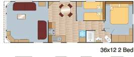 Plan Mobil-home Europa Willow Willow 36x12
