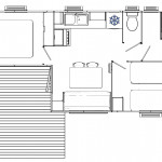 Plan Mobil-home Trigano Evolution Evolution 29 TI - 2 chambres