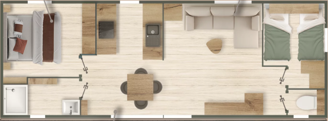 Plan Mobil-home BMH Celeste BMH Celeste