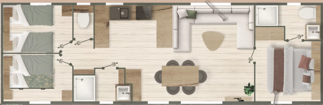 Plan Mobil-home BMH Molène BMH Molène