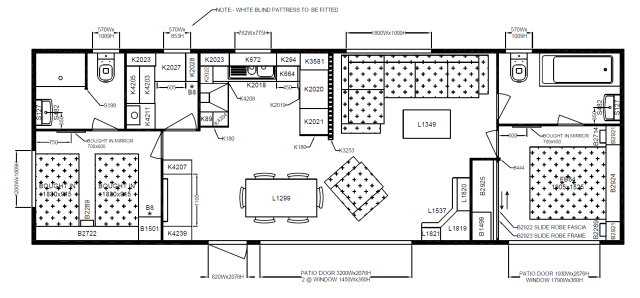 Plan Mobil-home Delta Utopia Delta Utopia